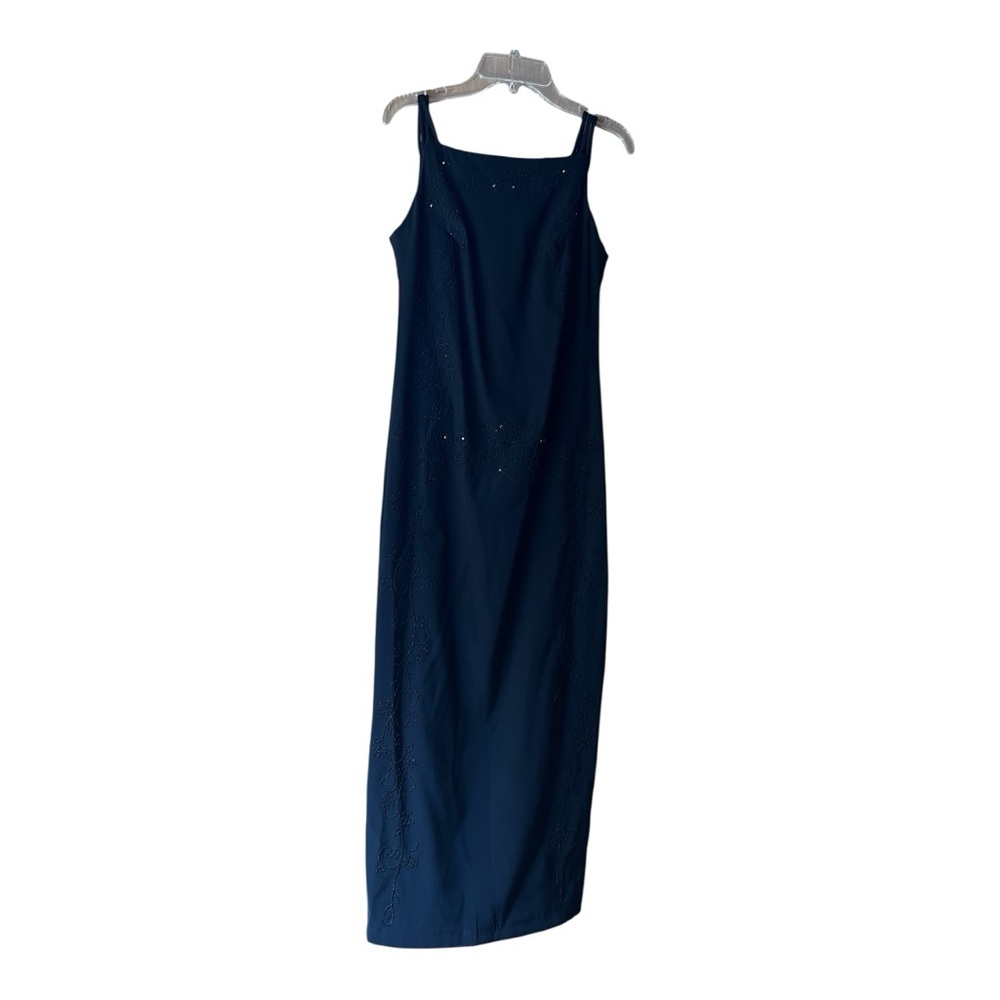 CDC Black Elegance Midi Dress Size Petite 2